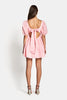 AERIN OPEN BACK TIE MINI DRESS - Baby Pink Dresses SOFIA The Label 