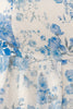 Cargar imagen en el visor de la galería, AERIN OPEN BACK TIE MINI DRESS - Sky Blue Floral Dresses SOFIA The Label 