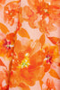 AIMEE PUFF SLEEVE MINI DRESS - Orange Bloom Dresses SOFIA The Label 