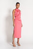AMELIE HIGH NECK SATIN DRESS - Desert Rose Dresses SOFIA The Label 