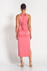 Load image into Gallery viewer, AMELIE HIGH NECK SATIN DRESS - Desert Rose Dresses SOFIA The Label 
