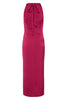 AMELIE HIGH NECK SATIN DRESS - Pink Berry Dresses SOFIA The Label 