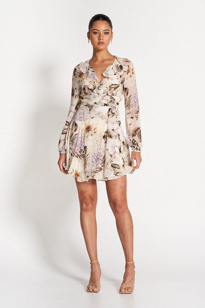 Flora best sale wrap dress