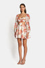 Load image into Gallery viewer, AURORA CUT OUT MINI DRESS - Sunset Floral Dresses SOFIA The Label 