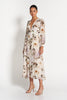Cargar imagen en el visor de la galería, CAPRI SHEER MIDI DRESS - Flora Print Dresses SOFIA The Label 
