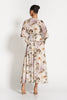 Cargar imagen en el visor de la galería, CAPRI SHEER MIDI DRESS - Flora Print Dresses SOFIA The Label 