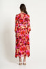 Load image into Gallery viewer, CAPRI SHEER MIDI DRESS - Retro Print Dresses SOFIA The Label 