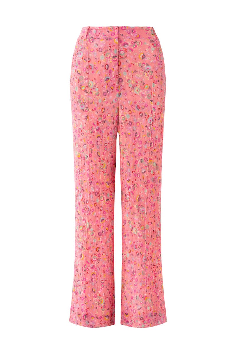CHARLOTTE HIGH WAIST TROUSER - Ditsy Pink Floral Pants SOFIA The Label 