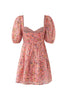DAISY BABYDOLL MINI DRESS - Ditsy Pink Floral Dresses SOFIA The Label 