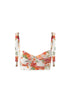 Load image into Gallery viewer, DELILAH SWEETHEART CROP TOP - Sunset Floral Shirts &amp; Tops SOFIA The Label 