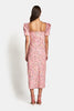 Load image into Gallery viewer, DOLCE SHORT SLEEVE MIDI DRESS - Ditsy Pink Floral Dresses SOFIA The Label 