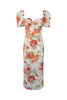 Load image into Gallery viewer, DOLCE SHORT SLEEVE MIDI DRESS - Sunset Floral Dresses SOFIA The Label 
