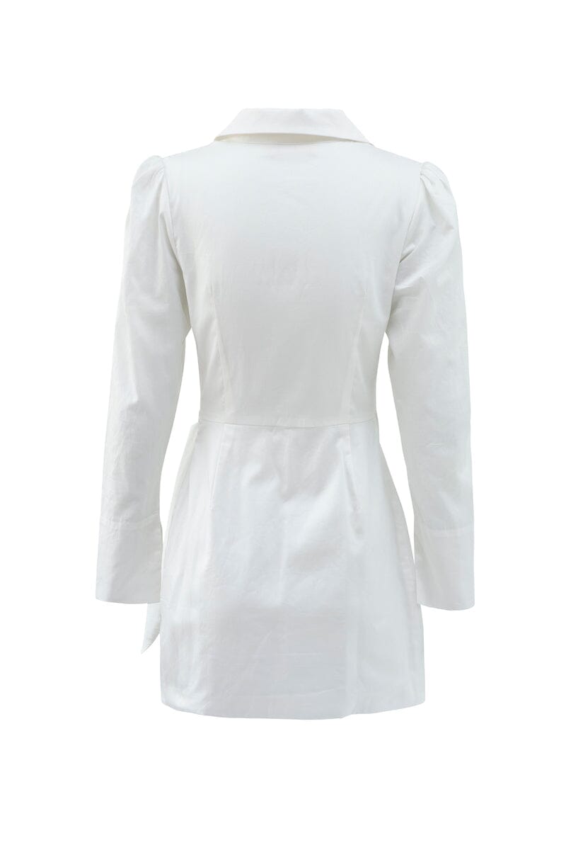 DUA WRAP DRESS - White Dresses SOFIA The Label 