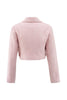 FARRAH CROPPED BLAZER - Pink (Final Sale) Coats & Jackets SOFIA The Label 