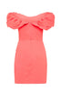 HAILEY OFF SHOULDER MINI DRESS - Watermelon Dresses SOFIA The Label 