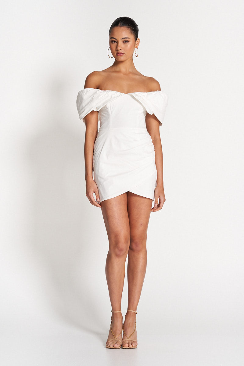 Off Shoulder White Sequin Side Slit Long Evening Prom Dresses, Cheap S –  MarryLover