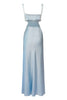Cargar imagen en el visor de la galería, LEAH CUT OUT SILK GOWN - Ice Blue Dresses SOFIA The Label 