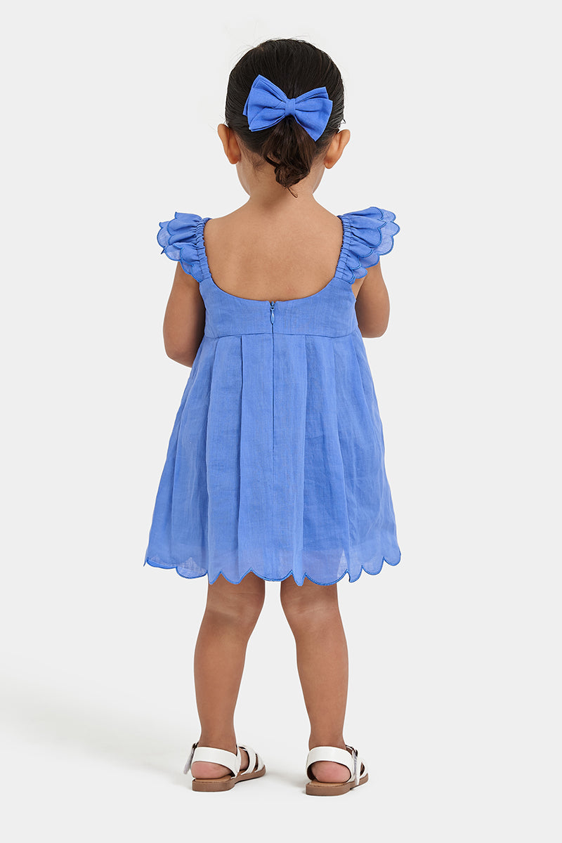 LILY DRESS - Royal Blue Baby & Toddler Dresses SOFIA The Label Mini 