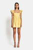 Cargar imagen en el visor de la galería, LUNA BABYDOLL FRILL MINI DRESS - Yellow Dresses SOFIA The Label 