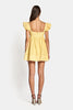 Cargar imagen en el visor de la galería, LUNA BABYDOLL FRILL MINI DRESS - Yellow Dresses SOFIA The Label 