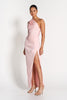 Cargar imagen en el visor de la galería, MAY DRAPED ONE SHOULDER GOWN - Baby Pink Dresses SOFIA The Label 