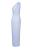 MAY DRAPED ONE SHOULDER GOWN - Powder Blue Dresses SOFIA The Label 