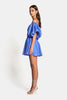 MINA OFF SHOULDER GATHERED MINI DRESS - Royal Blue Dresses SOFIA The Label 
