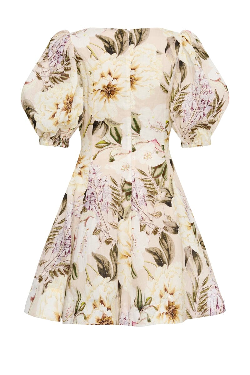 OLIVIA FLOUNCE MINI DRESS - Flora Print Dresses SOFIA The Label 