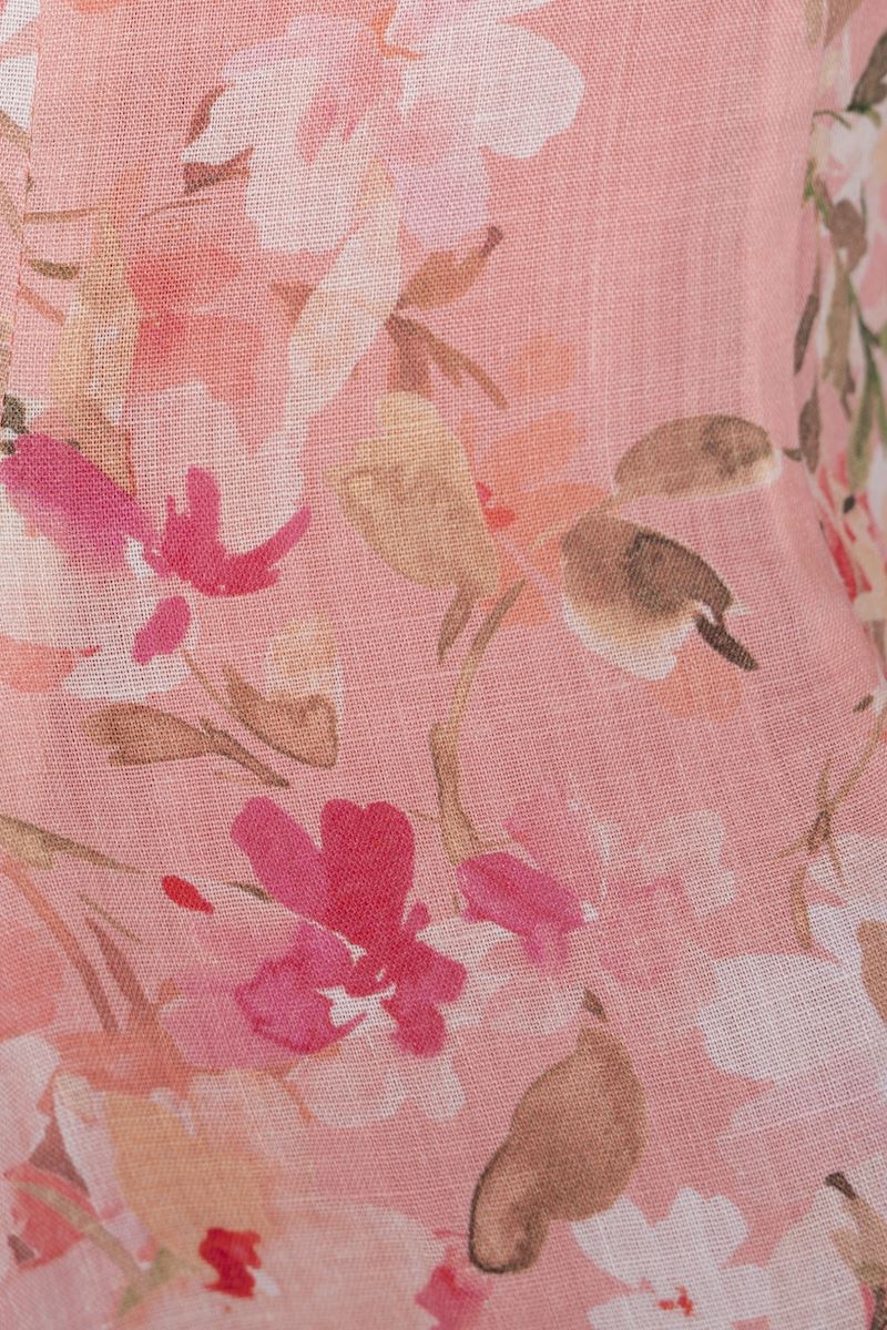 OLIVIA FLOUNCE MINI DRESS - Pink Blossom Dresses SOFIA The Label 