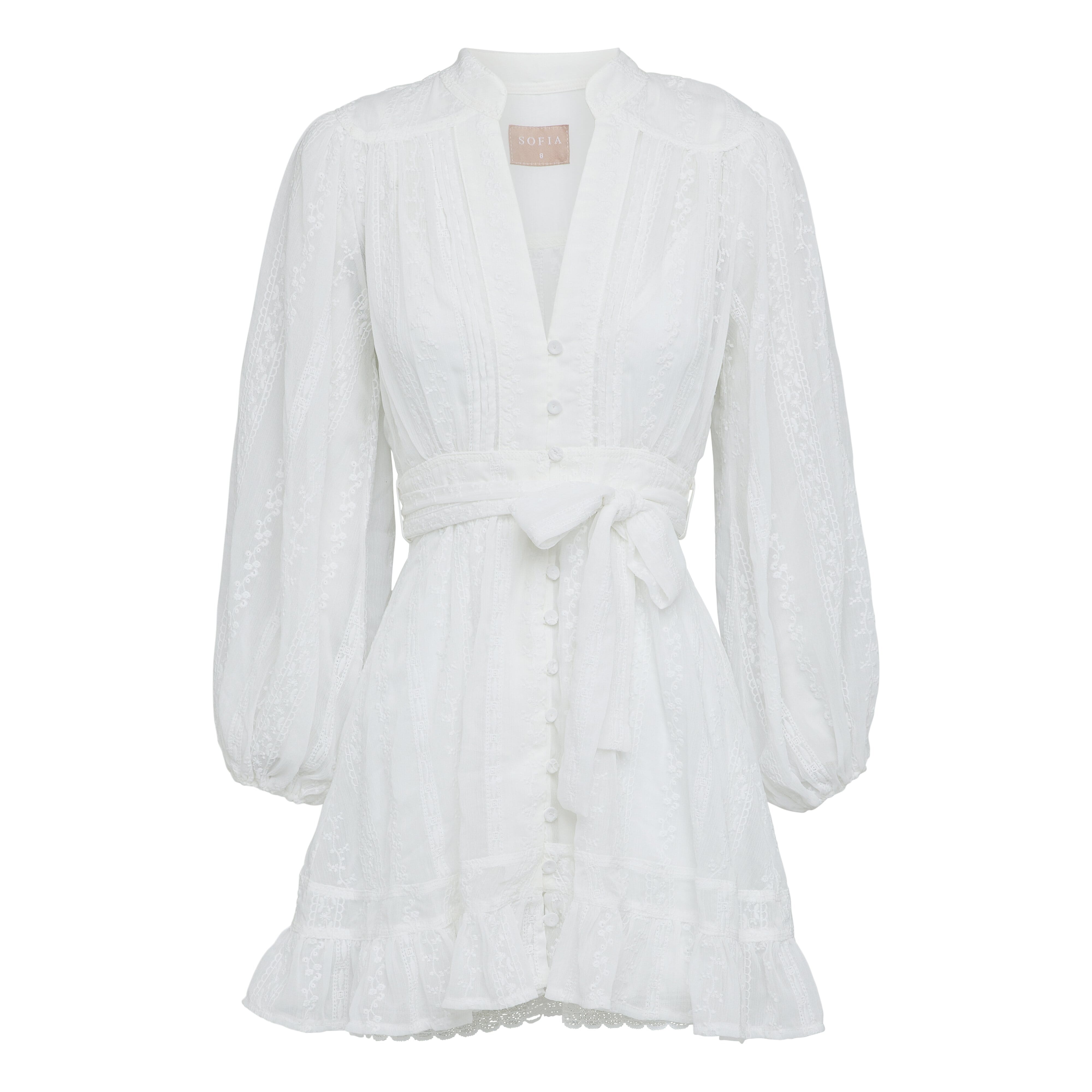 PALERMO DRESS - White Lace Dresses SOFIA The Label 