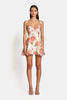 Cargar imagen en el visor de la galería, POSY CUT OUT MINI DRESS - Sunset Floral Dresses SOFIA The Label 