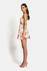 POSY CUT OUT MINI DRESS - Sunset Floral Dresses SOFIA The Label 