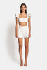 Load image into Gallery viewer, POSY HIGH WAISTED LACE SHORTS - White Shorts SOFIA The Label 