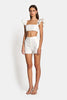 Load image into Gallery viewer, POSY LACE CROP TOP - White Shirts &amp; Tops SOFIA The Label 