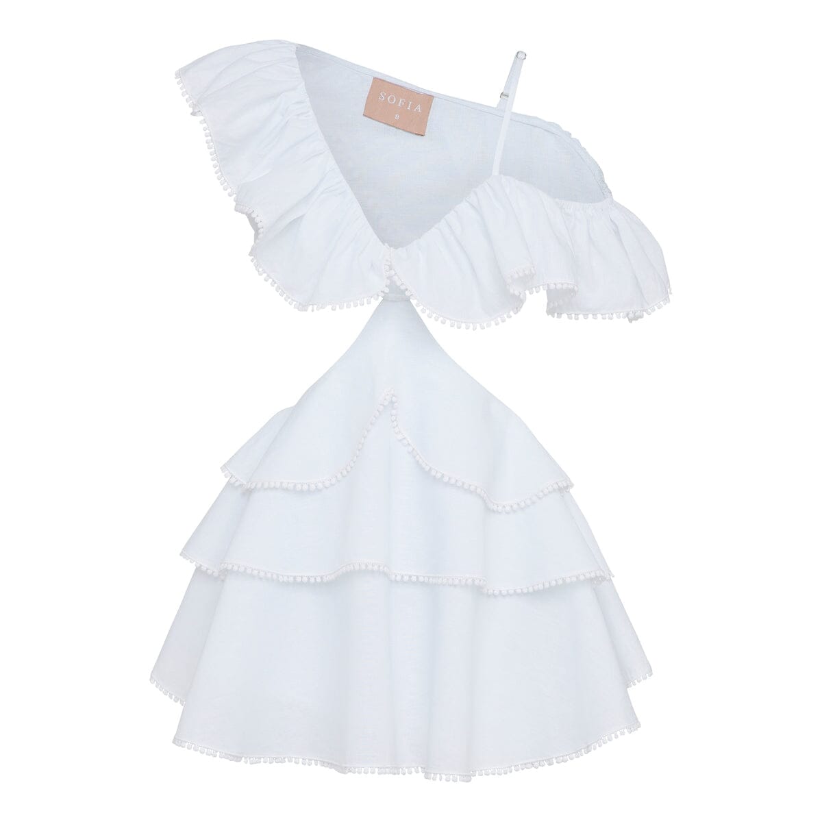 ROSÉ DRESS - White Dresses SOFIA The Label 