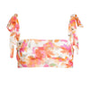 Load image into Gallery viewer, SASKIA PLEATED BRA TOP - Pink Peach Floral Shirts &amp; Tops SOFIA The Label 