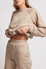 Cargar imagen en el visor de la galería, SOFIA The LabelSWEATPANT LATTE Pants SOFIA The Label
